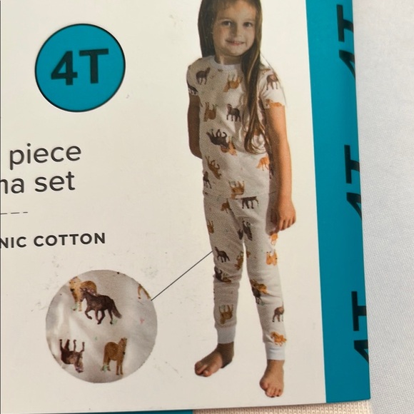 Burt's Bees Kids Cream Pajama Top - Picture 6 of 6